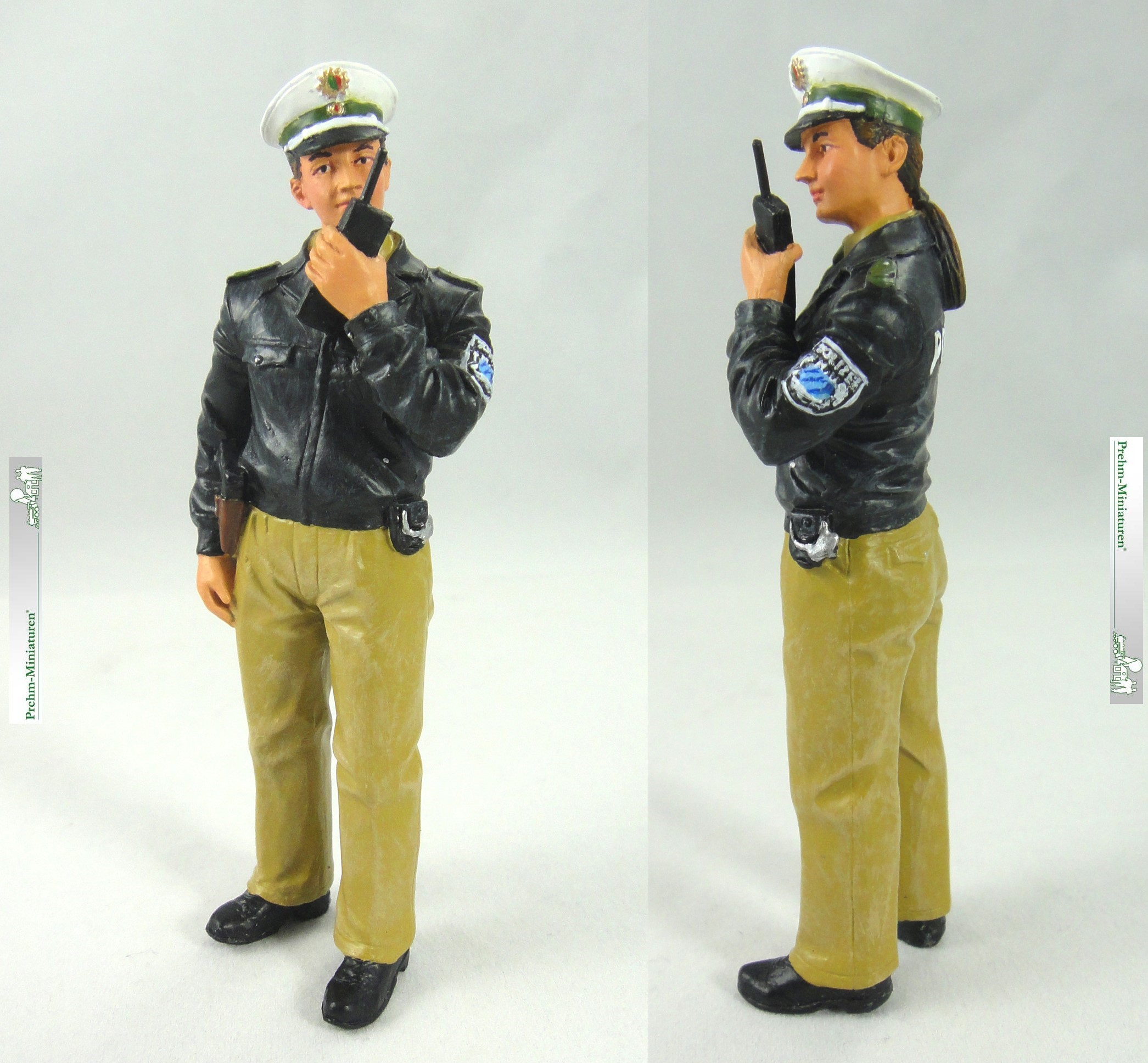500046 - Polizistin, grne Uniform mit Fungert