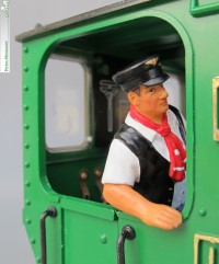 Lokfhrer fr Dampflokomotiven - RhB Look - Nostalgie